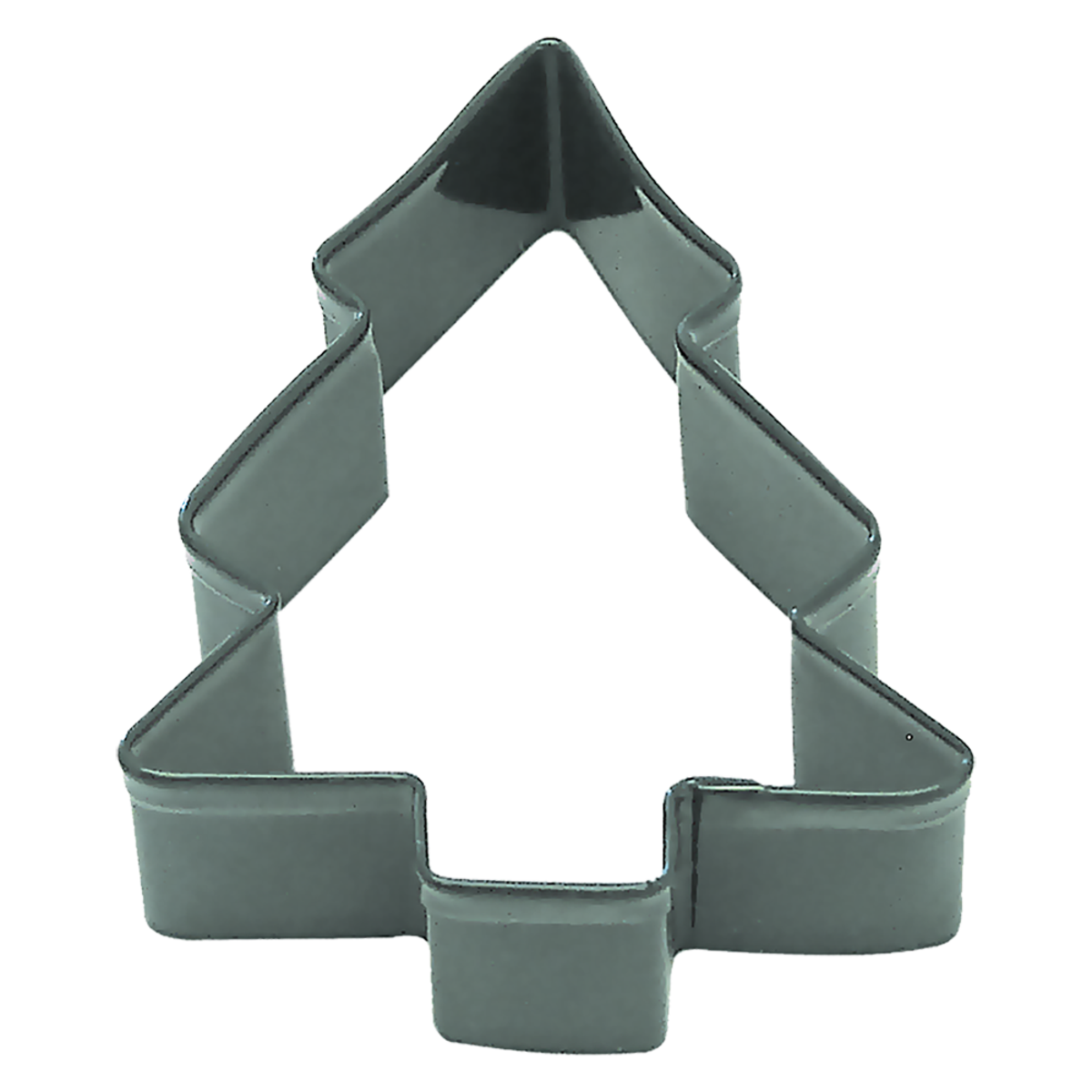 SNOW COVERED TREE COOKIE CUTTER 9CM - GREEN