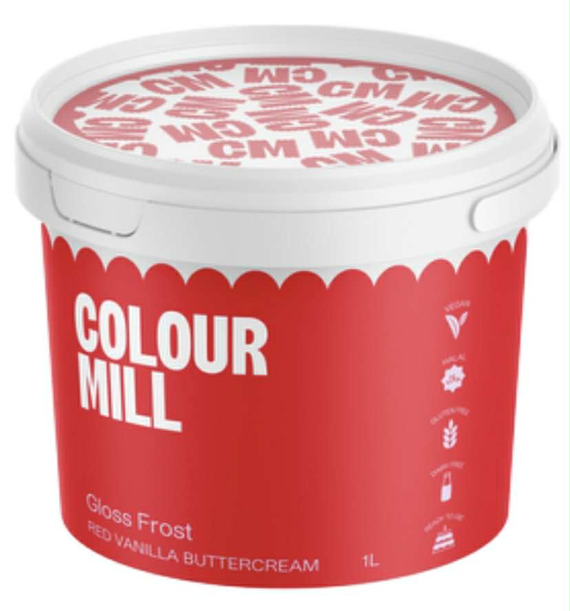 Colour Mill 'Gloss Frost' Buttercream Red 1L