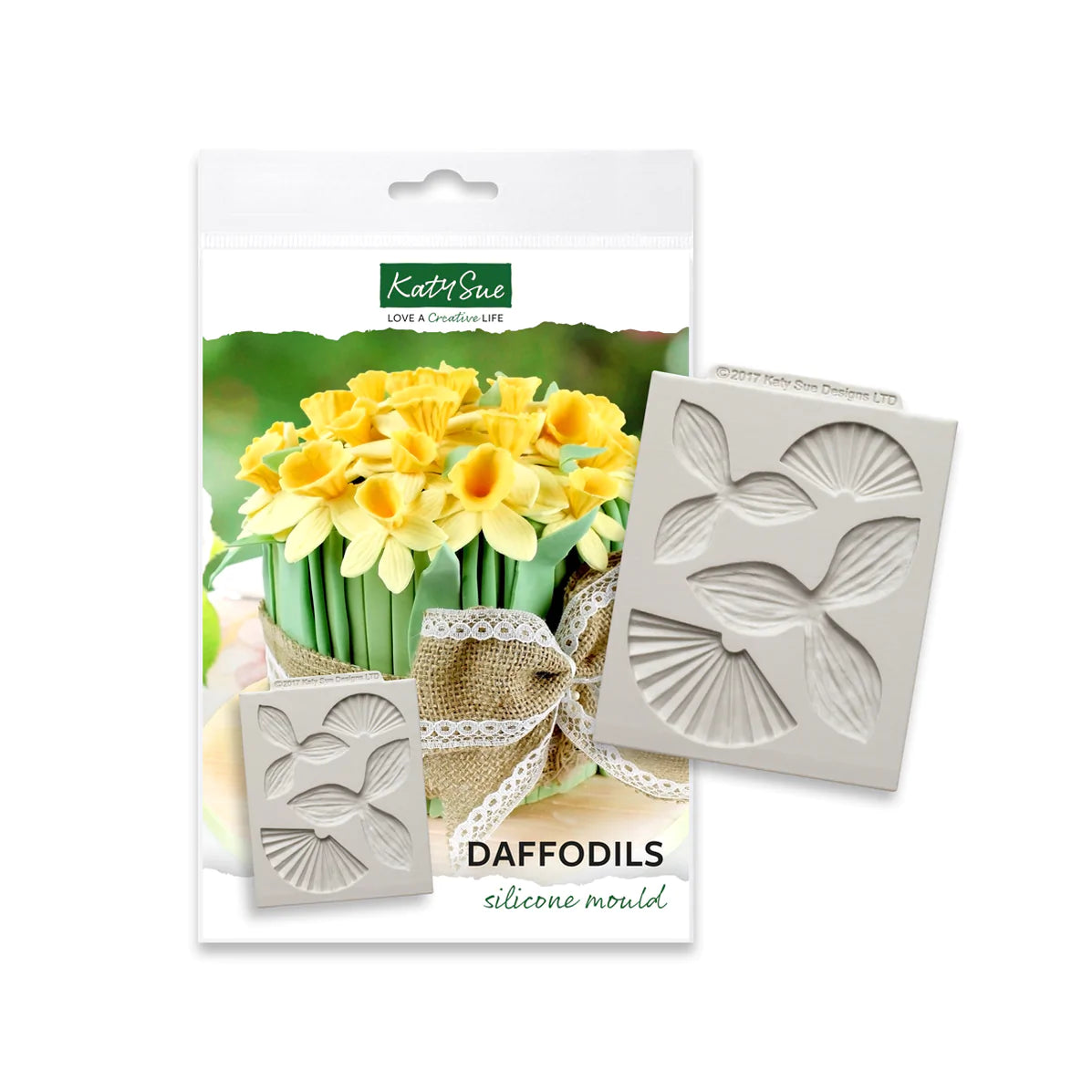 Daffodils Silicone Mould - Katy Sue Moulds