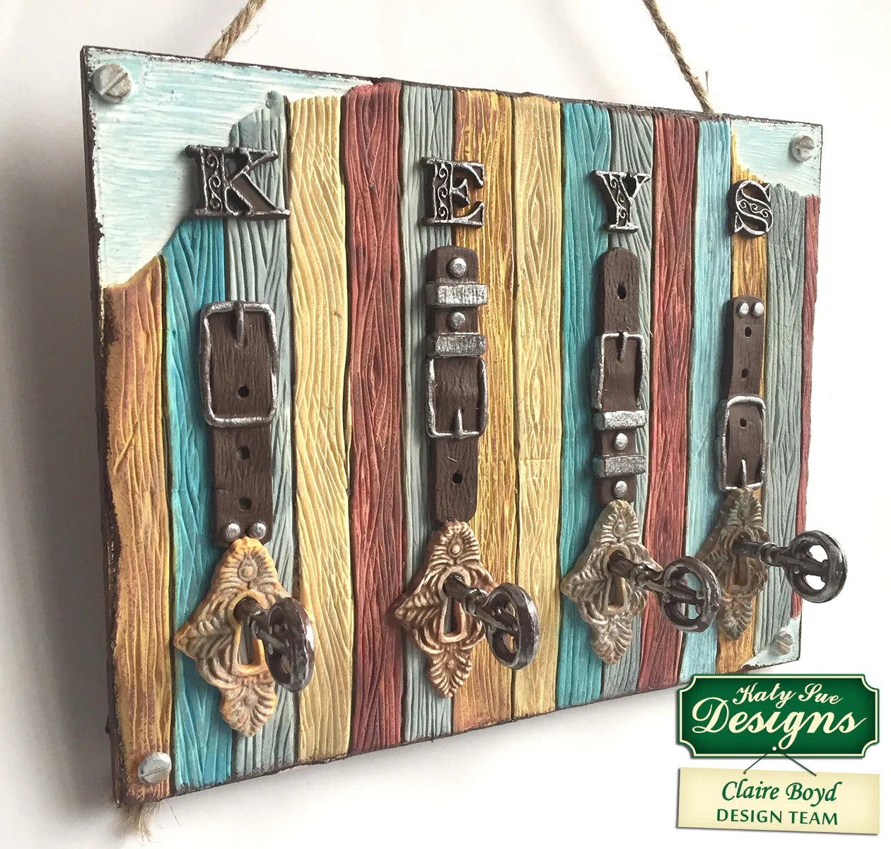 Locks + Key Silicone Mould - Katy Sue Moulds