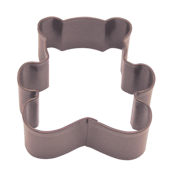 TEDDY BEAR COOKIE CUTTER 7.75CM - BROWN