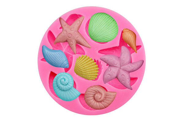 SEA SHELLS SILICONE MOULD