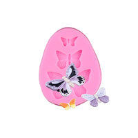 THREE SIZE BUTTERFLIES SILICONE MOULD