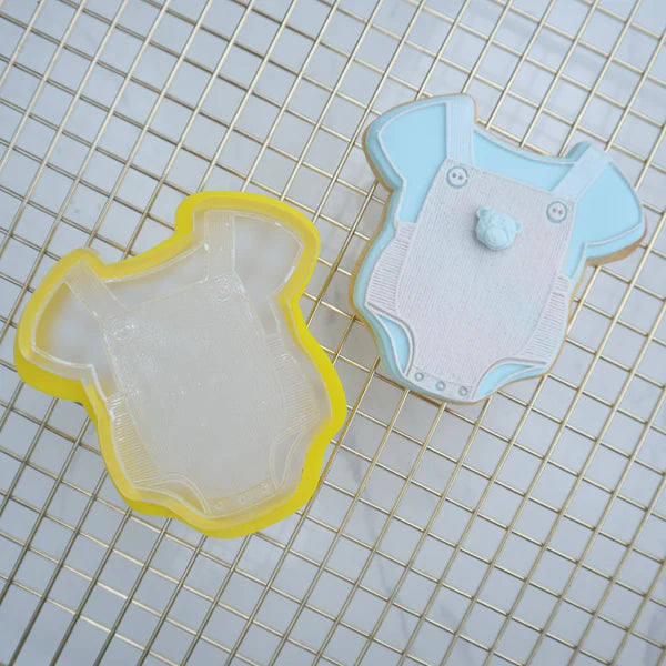 Baby Romper Debosser & Cutter Set - Custom Cookie Cutters