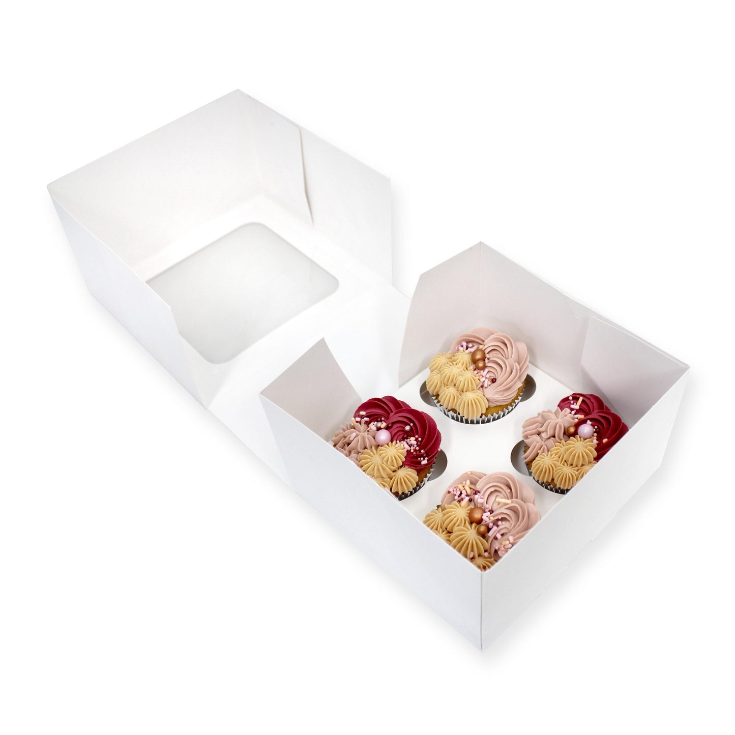 LOYAL 4 CAVITY CUPCAKE BOX + INSERT