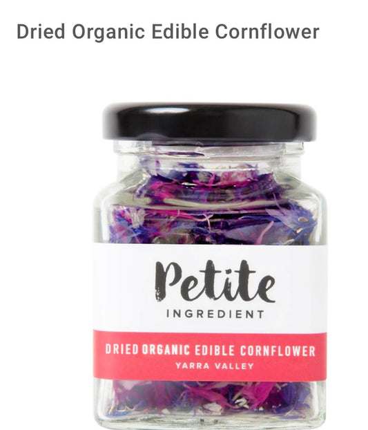 Petite Ingredients - Dried Organic Edible Cornflower