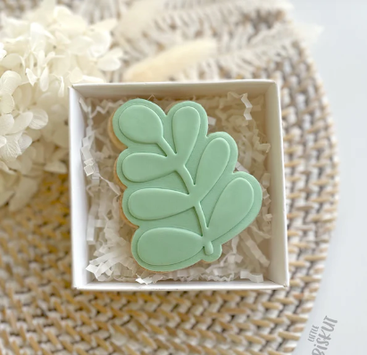 Leaf Cutter & Embosser Set (Little Biskut) Custom Cookie Cutters