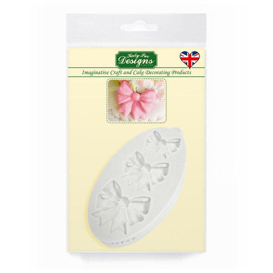 Bow Trio Silicone Mould - Katy Sue Mould