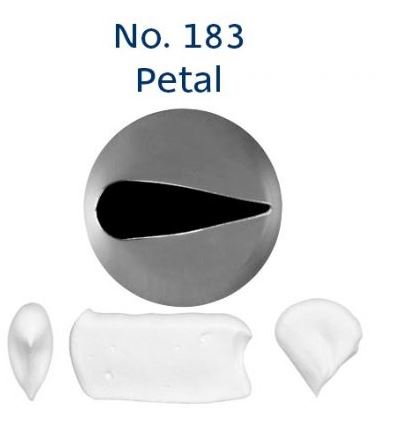 LOYAL No.183 PETAL MEDIUM S/S Piping Tip