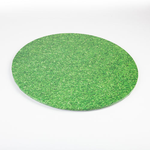CAKE BOARD ROUND GRASS 10 IN/25CM 10" - UCG