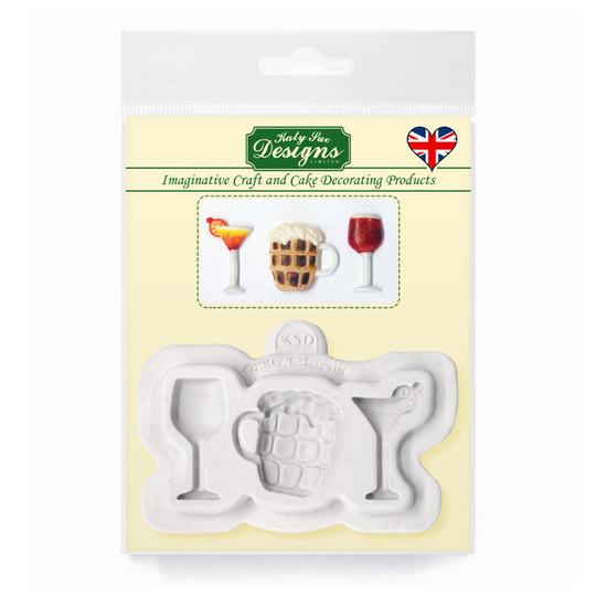 Party Drinks Silicone Mould - Katy Sue Mould