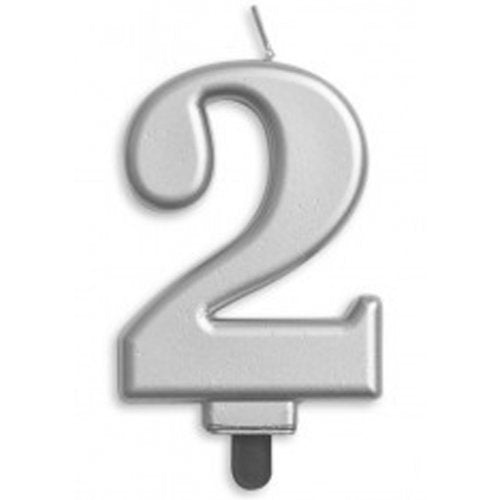 #2 Silver Jumbo Candle