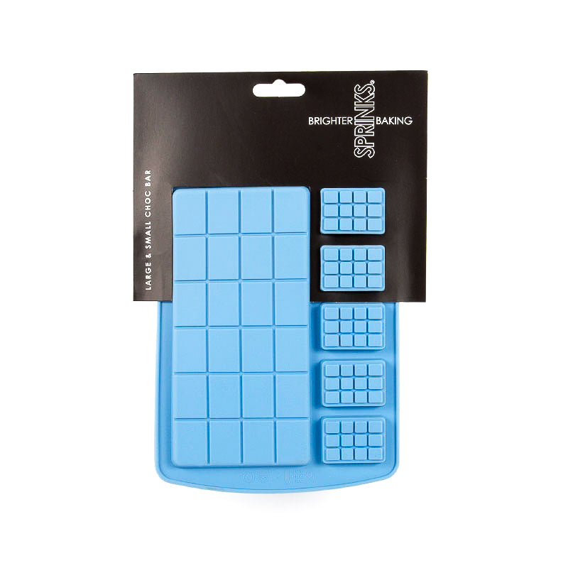 SPRINKS SILICONE MOULD - LARGE & SMALL CHOC BAR