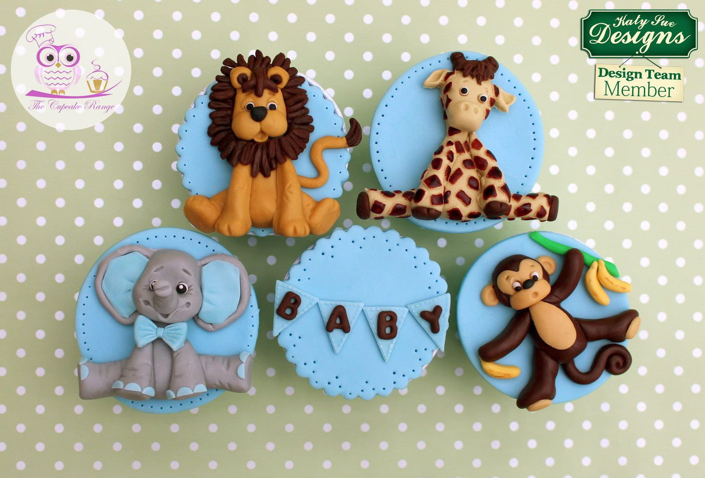 Giraffe Sugar Buttons Silicone Mould - Katy Sue Mould