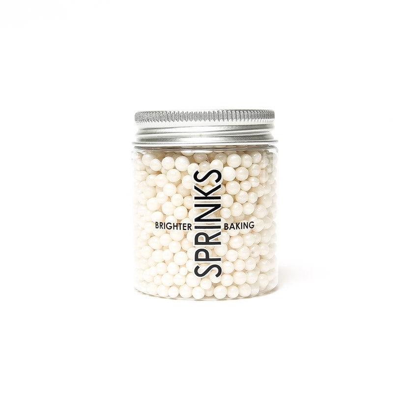 PEARLS WHITE MATT 4MM (85G) - BY SPRINKS