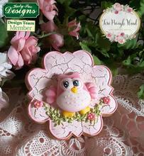 Owls Sugar Buttons Silicone Mould - Katy Sue Mould