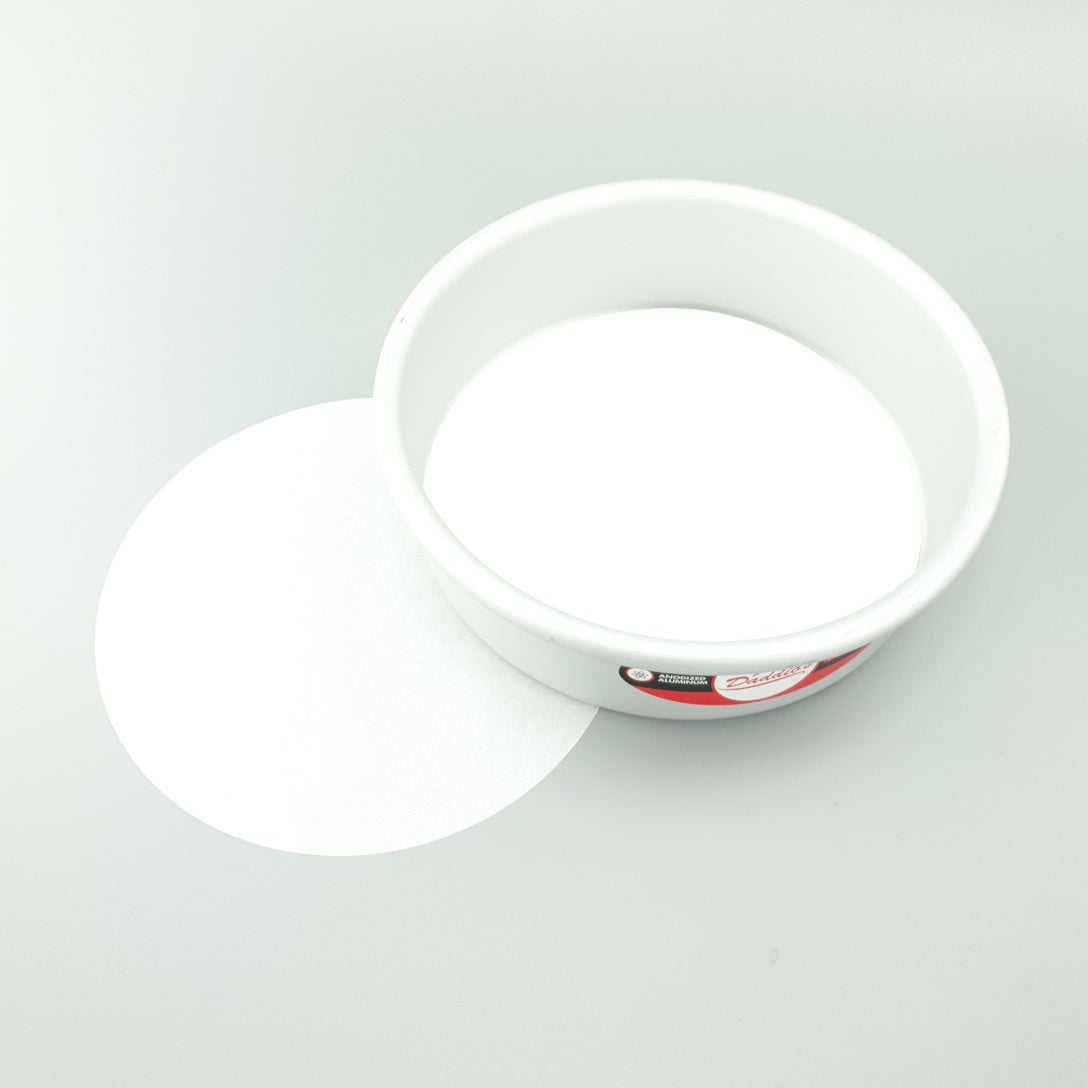 6 INCH - PRE-CUT PARCHMENT PAPER ROUND - 25 SHEETS