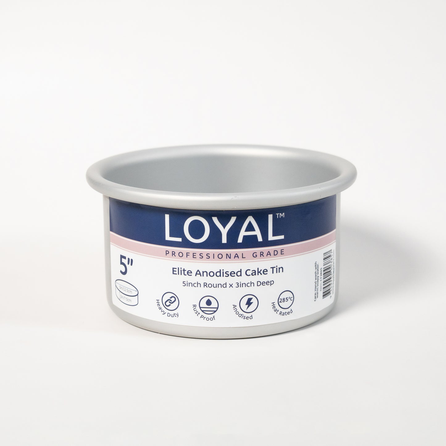 LOYAL Elite Anodised Cake Tin Round (5in)