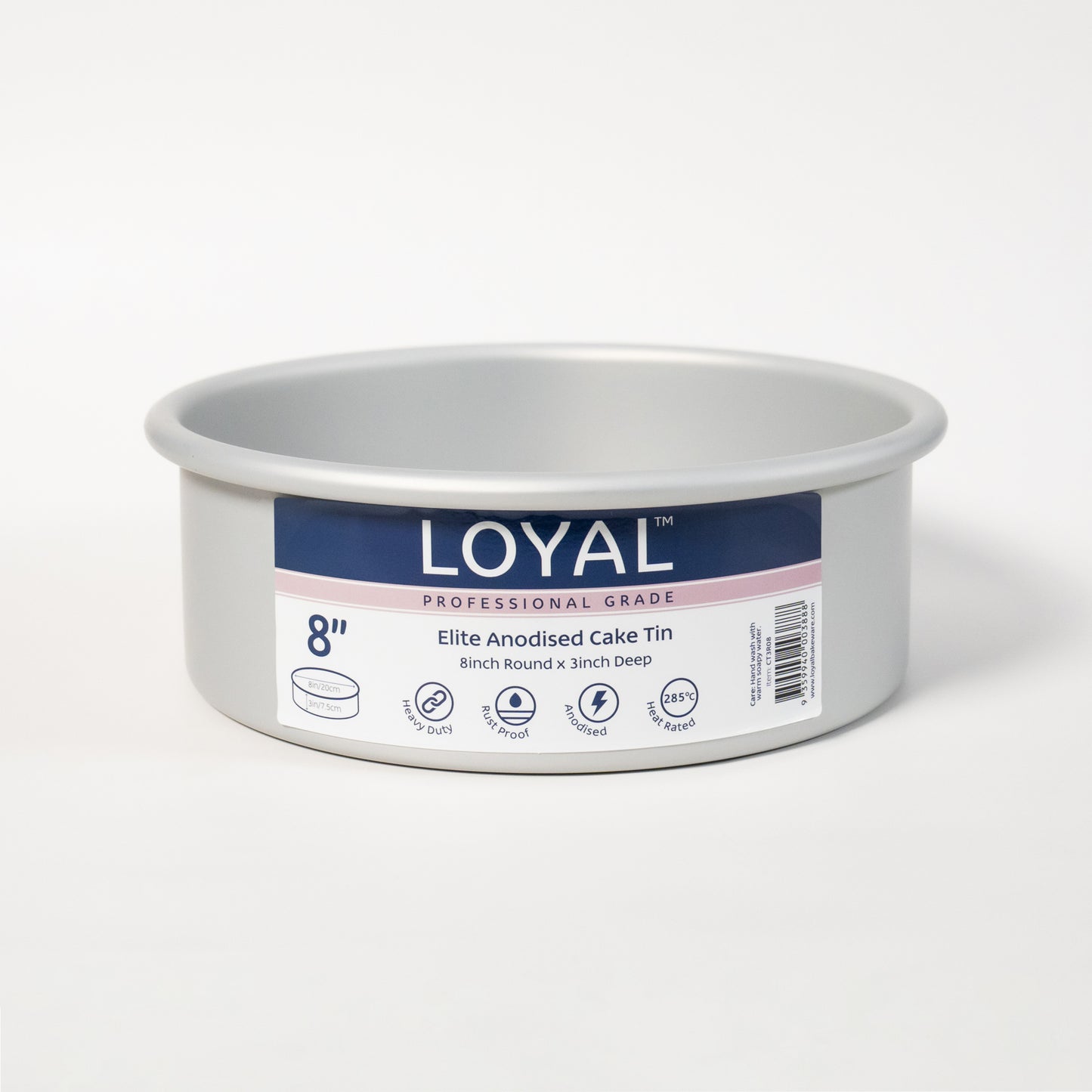 LOYAL Elite Anodised Cake Tin Round (8in)