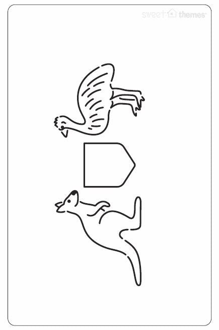 Australian Animals Stencil (2pk)