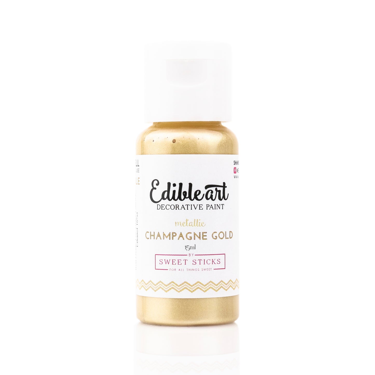 SWEET STICKS METALLIC CHAMPAGNE GOLD PAINT 15ML