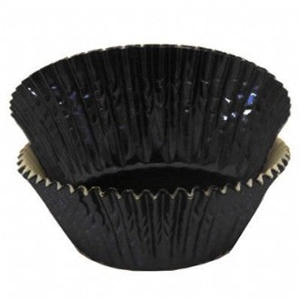 Black Foil Baking Cups - 50 Pack