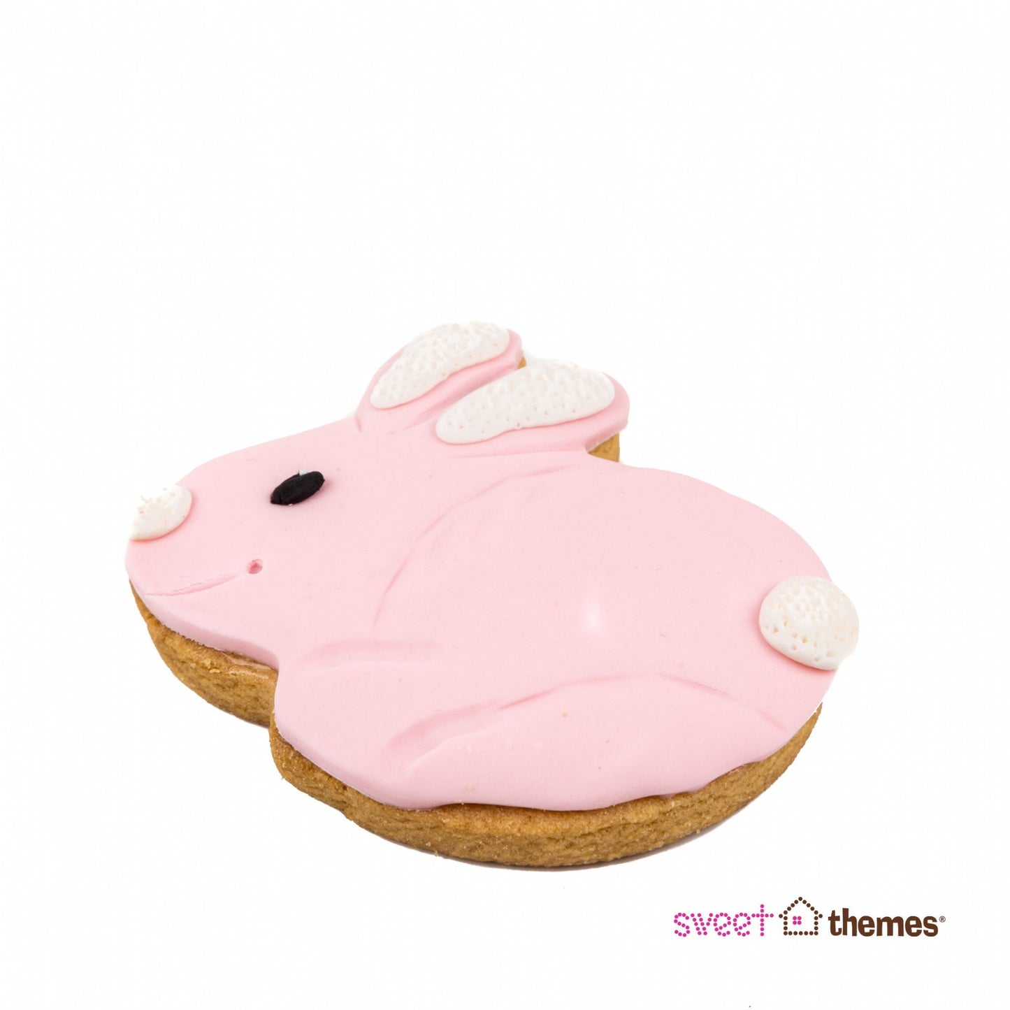 Bunny Pouncing Stainless Steel Cookie Cutter