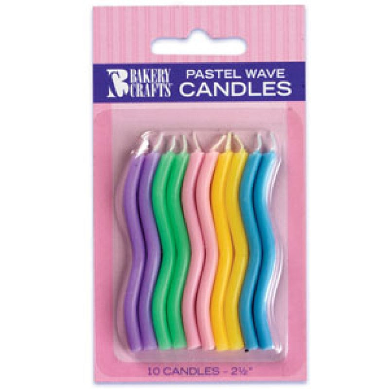 PASTEL WAVE BIRTHDAY CANDLES