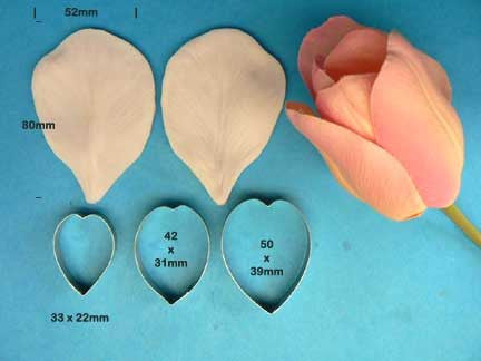 TULIP CUTTER AND VEINER SET