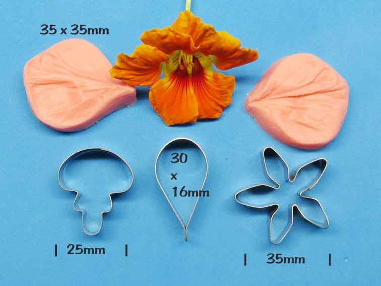 NASTURTIUM CUTTER AND VEINER SET
