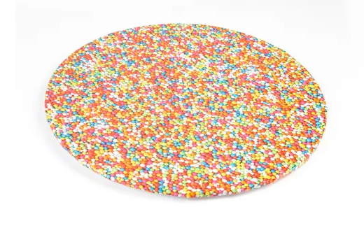 MONDO CAKE BOARD ROUND SPRINKLES 8IN/20CM