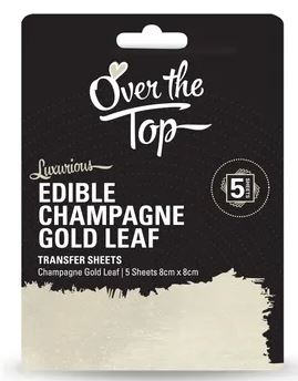 CHAMPAGNE GOLD LEAF TRANSFER SHEET
