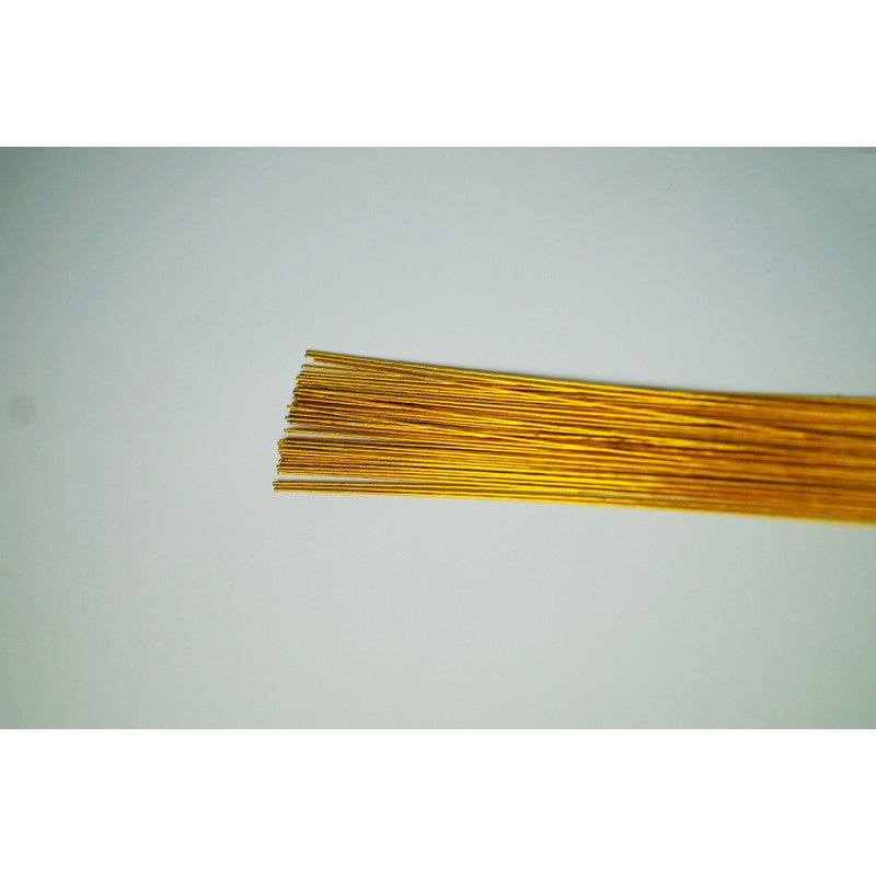GOLD METALLIC - 20 GAUGE - FLORIST WIRE / FLOWER WIRES