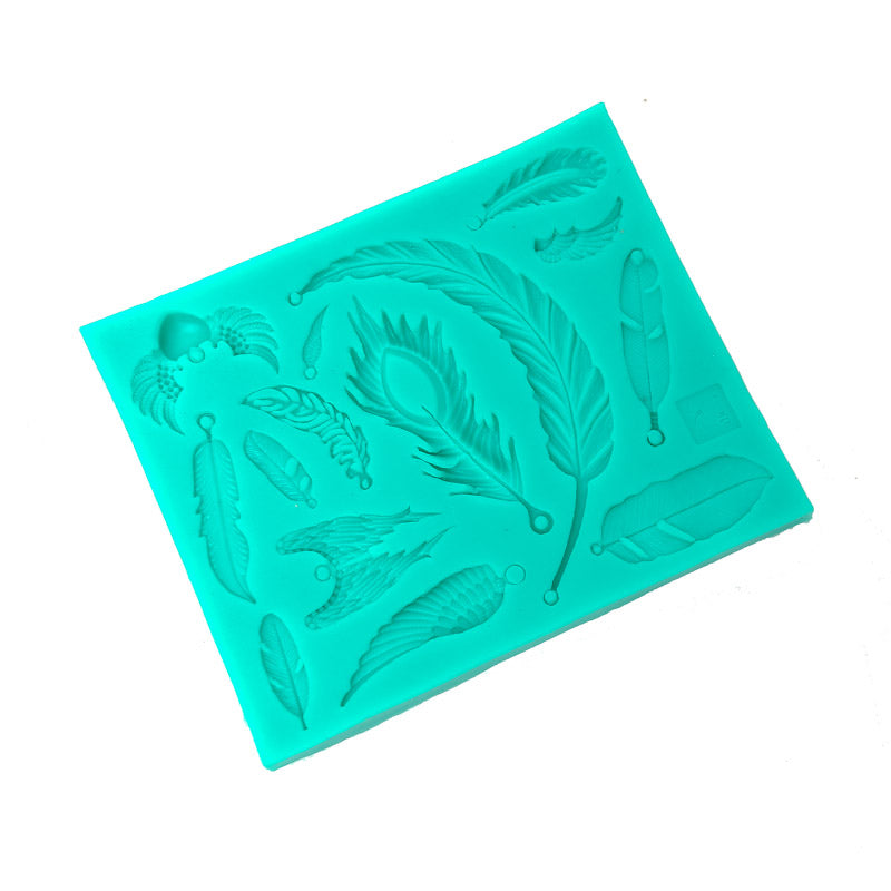 SILICONE MOULD - FEATHERS & WINGS