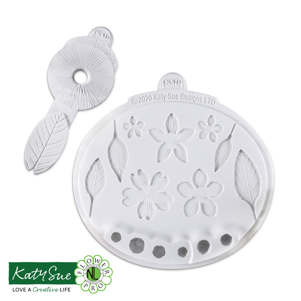 Flower Pro Blossoms Silicone Mould & Veiner - Katy Sue Mould