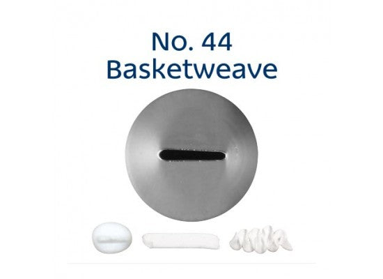 LOYAL No.44 BASKETWEAVE STANDARD S/S Piping Tip