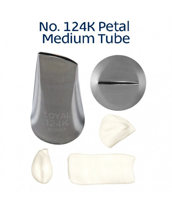 LOYAL No. 124K PIPING TIP MEDIUM PETAL TIP