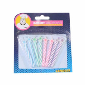 8 MINI STAR CANDLES