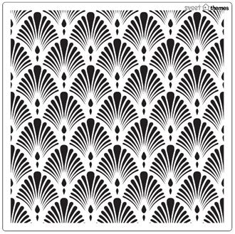 Paramount Palmette Cookie Stencil