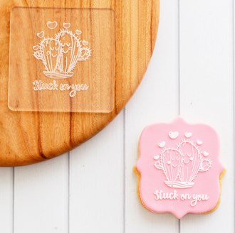 Love - Stuck on you Raise It Up / Deboss Cookie Stamp