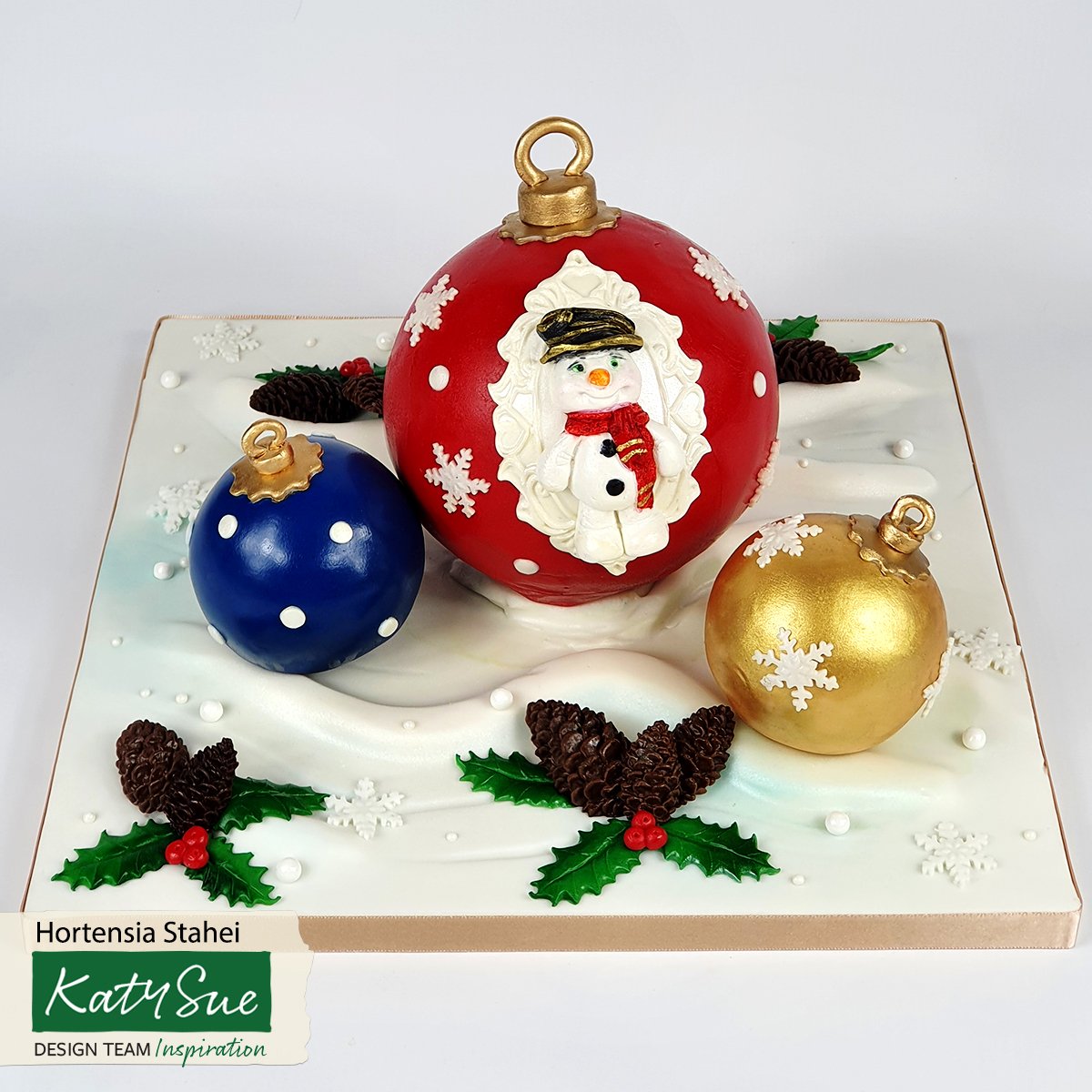 Snowman Silicone Mould - Katy Sue Mould