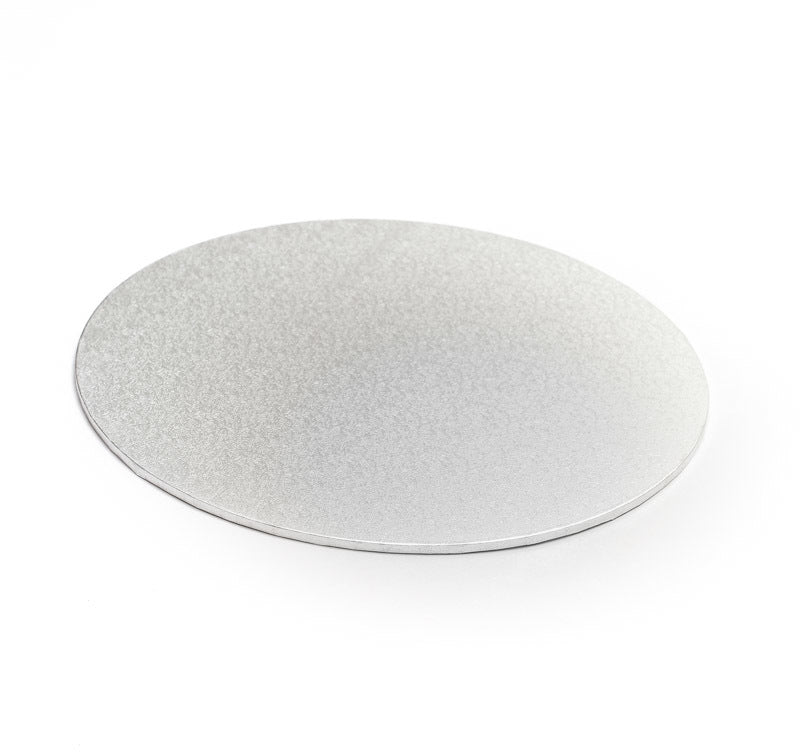 12" Round Silver Masonite Cake Board