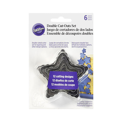 WILTON Double Sided STAR Cutouts