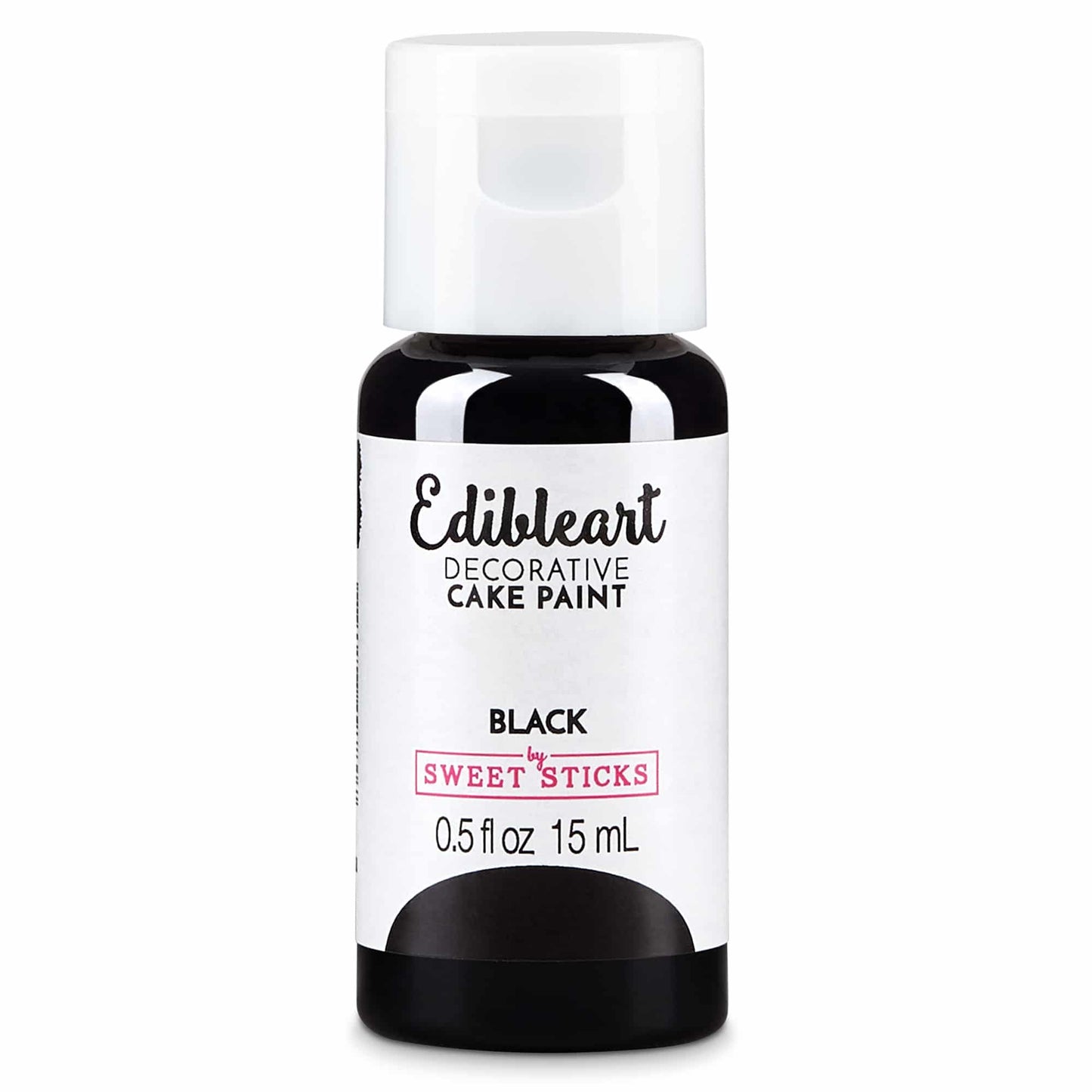 Black Sweet Sticks Edible Art Decorative Paint 15ml