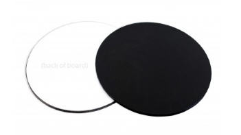 13" Round LOYAL BLACK Masonite Cake Board