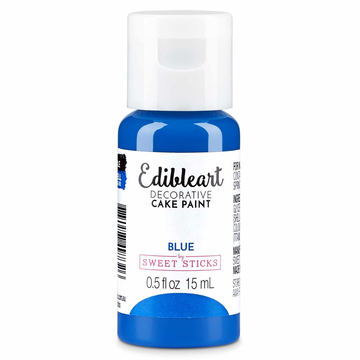 Blue Sweet Sticks Edible Art Decorative Paint 15ml