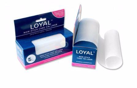 LOYAL NON-STICK CAKE TIN LINER - 5" wide roll