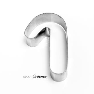 Candy Cane Stainless Steel Cookie Cutter