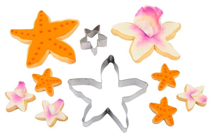 Starfish/Orchid Mini Stainless Steel Cookie Cutter