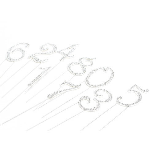 LARGE DIAMANTE (7CM) - NUMBER 8